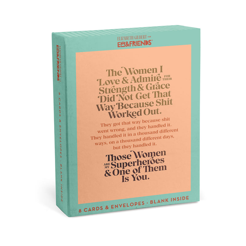 Elizabeth Gilbert Women I Love & Admire Encouragement Cards (Box of 8)