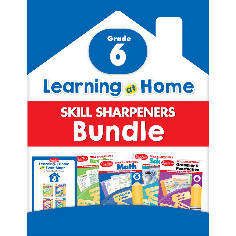 Learning At Home Bundle, Grade 6