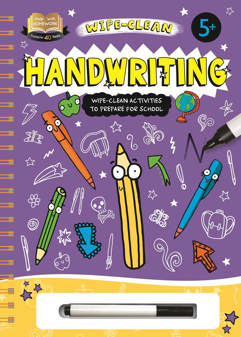 Help With Homework: Handwriting-Wipe-Clean Activities to Prepare for School