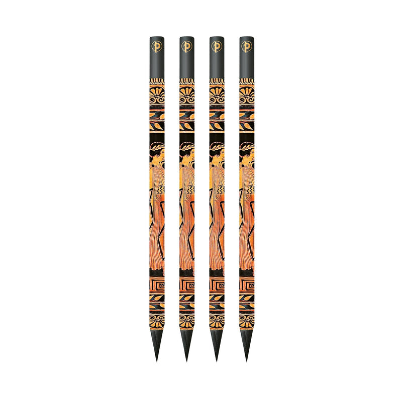 Gathering of Deities 4 Pack Pencils, The J. Paul Getty Museum Collection by Paperblanks (Ancient Greek Pottery)