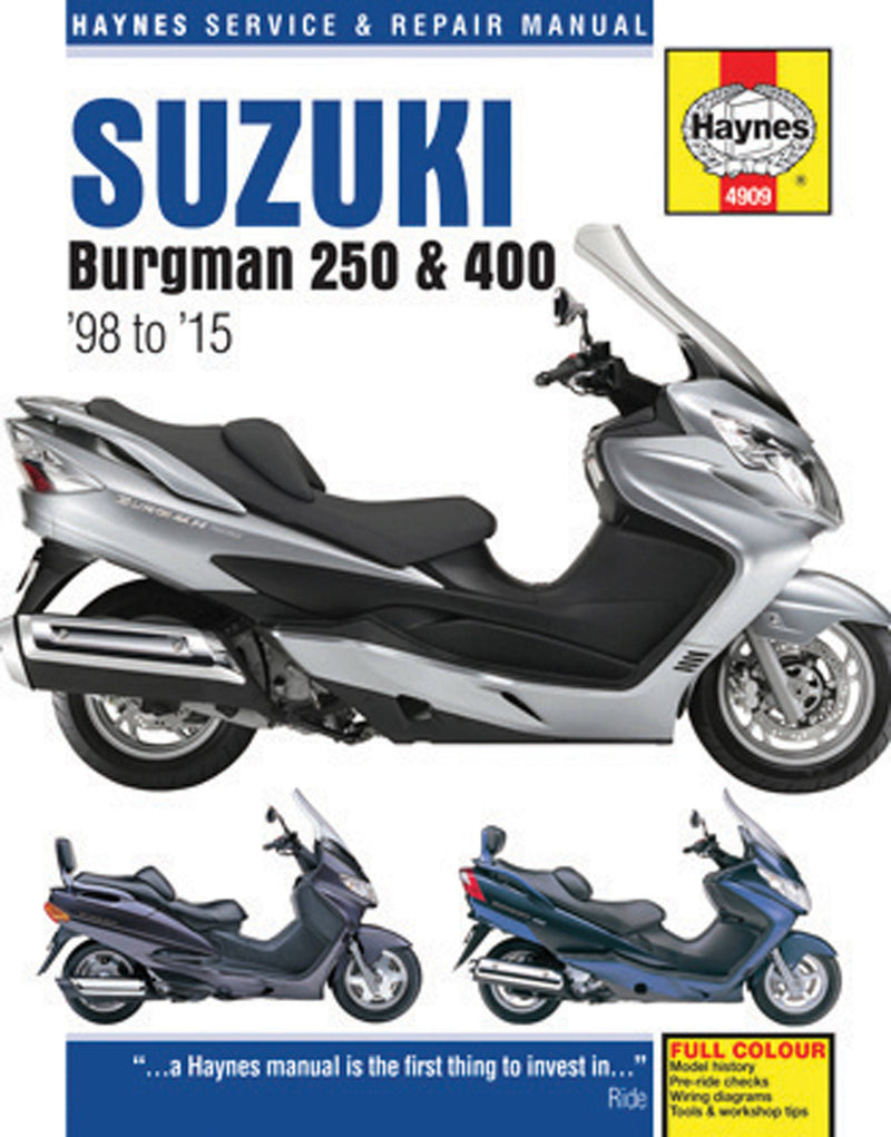 Suzuki Burgman 250 & 400 '98 to '15