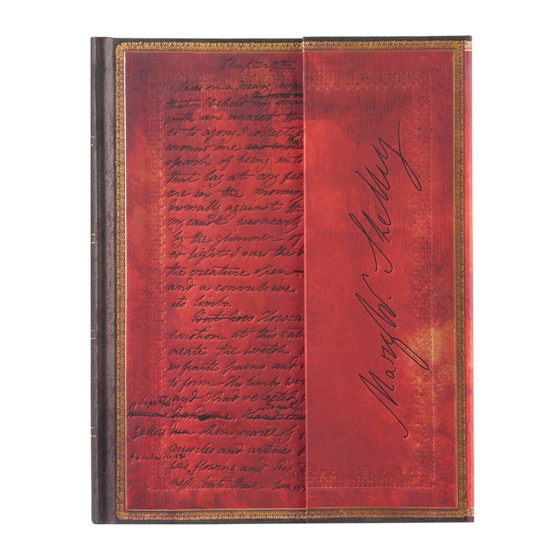 Mary Shelley, Frankenstein Ultra Lined Hardcover Journal, 144pg, 120GSM by Paperblanks (Embellished Manuscripts Collection)
