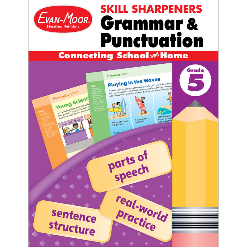 Skill Sharpeners: Grammar And Punctuation, Grade 5