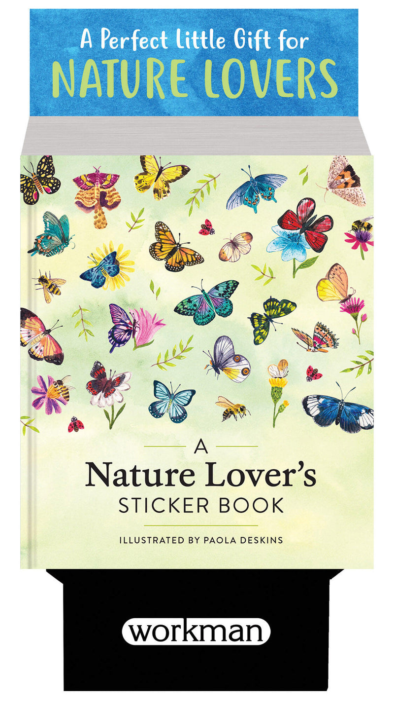 A Nature Lover's Sticker Book 8-cc Counter Display