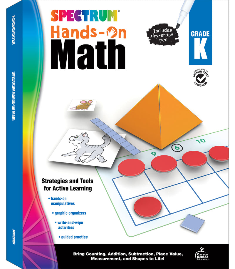 Spectrum Hands-On Math , Grade K