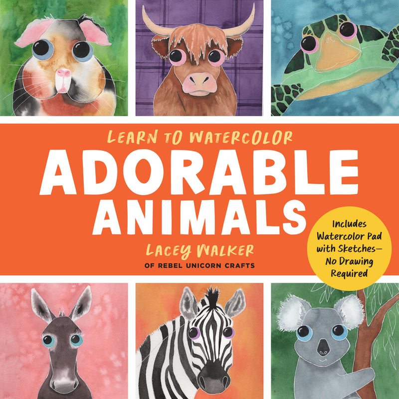 Learn to Watercolor Adorable Animals