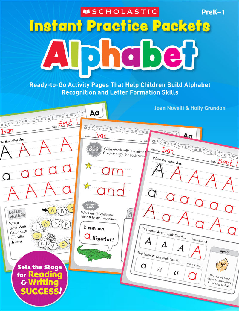 Instant Practice Packets: Alphabet