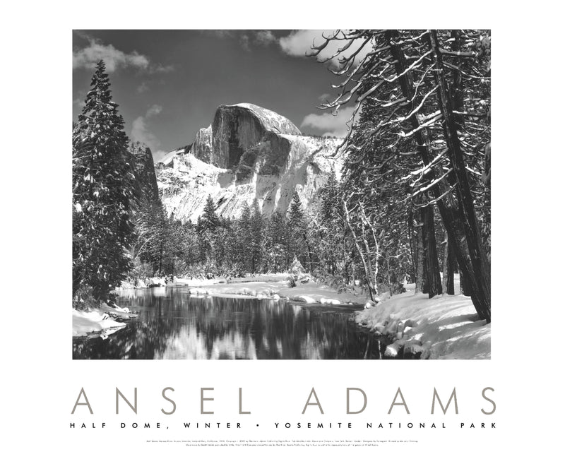 Half Dome, Merced River, Winter, Yosemite National Park