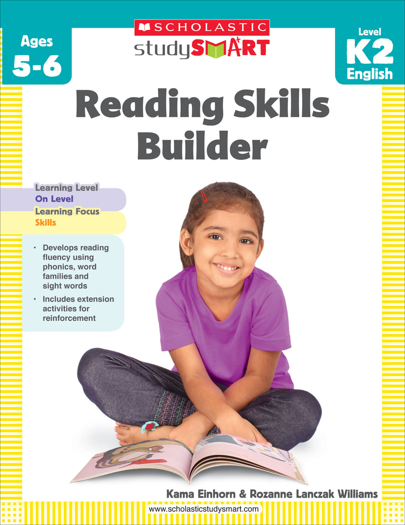 Scholastic Study Smart: Reading Skills Builder: Grades K-2