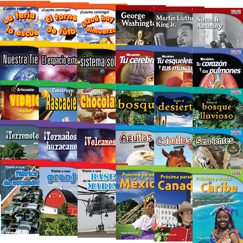 TIME FOR KIDS® Informational Text Grade 2 Spanish Readers 30-Book Set