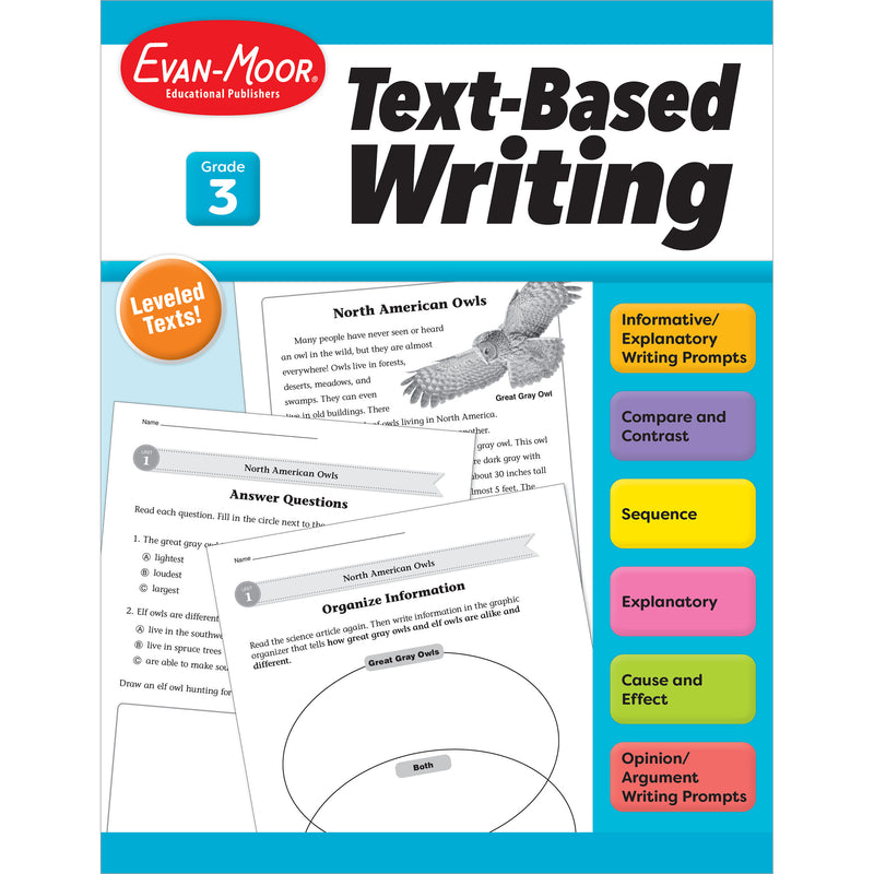 Text Based Writing, Grade 3