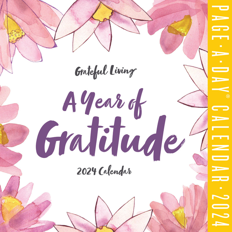 A Year of Gratitude Page-A-Day Calendar 2024