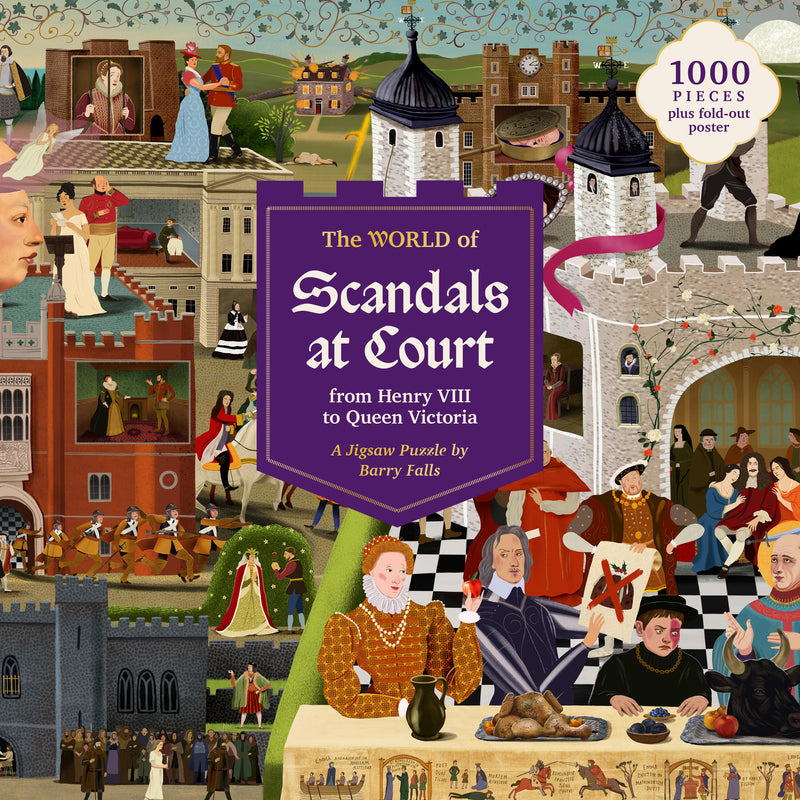 The World of Scandals at Court: A 1000-piece jigsaw puzzle