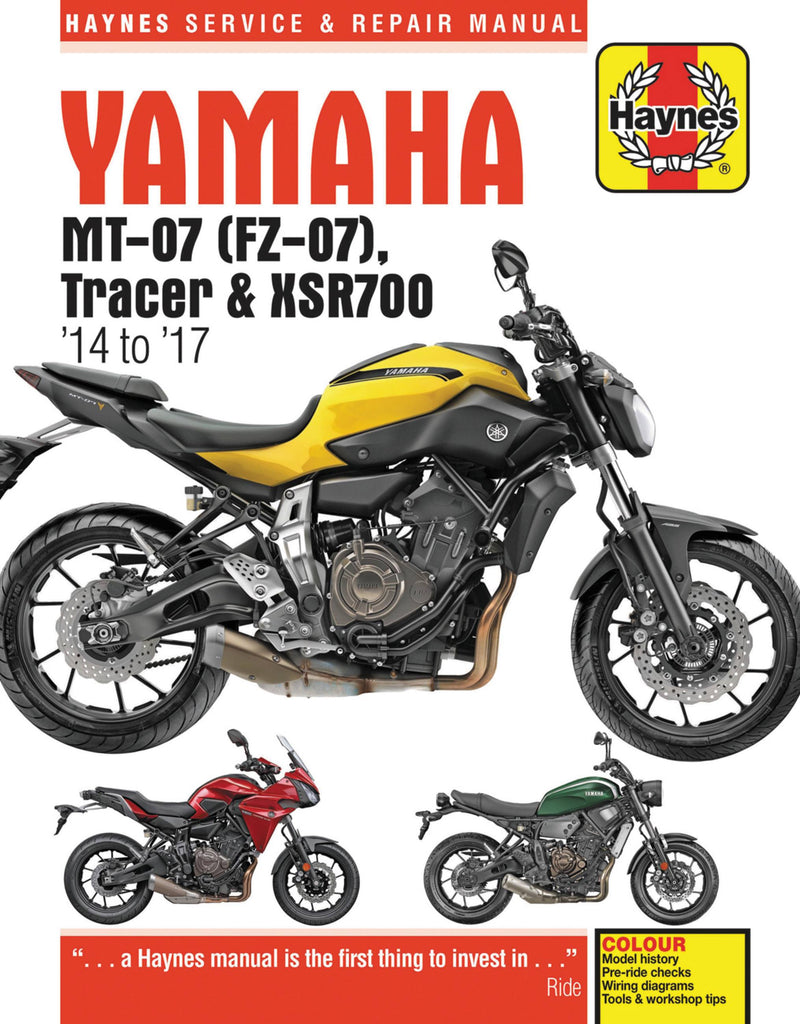 Yamaha MT-07, '14-'17