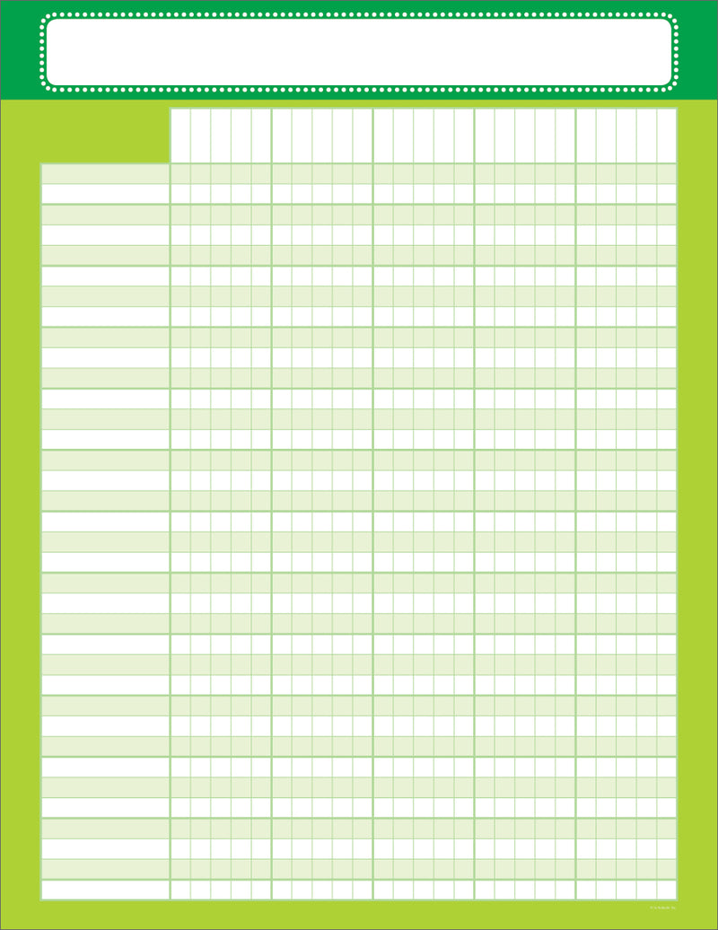Color Your Classroom Incentive Chart