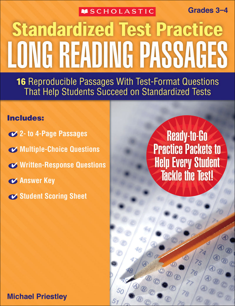 Standardized Test Practice: Long Reading Passages: Grades 3–4