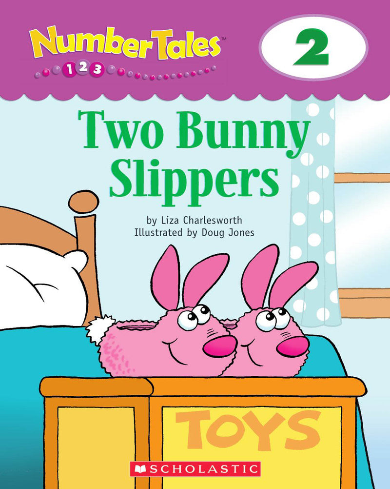 Number Tales: Two Bunny Slippers