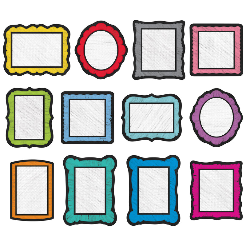 Colorful Chalkboard Cutouts