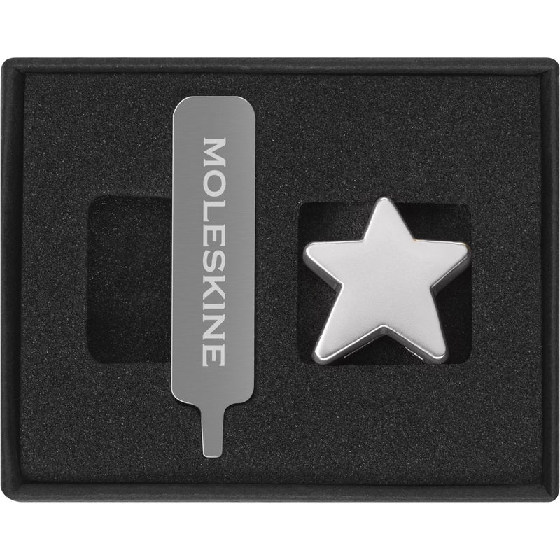Moleskine Pin, Star, Silver