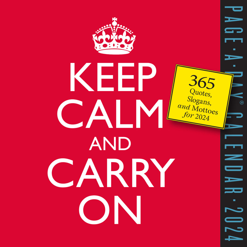 Keep Calm and Carry On Page-A-Day Calendar 2024
