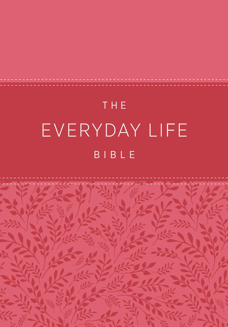 The Everyday Life Bible: Pink LeatherLuxe®