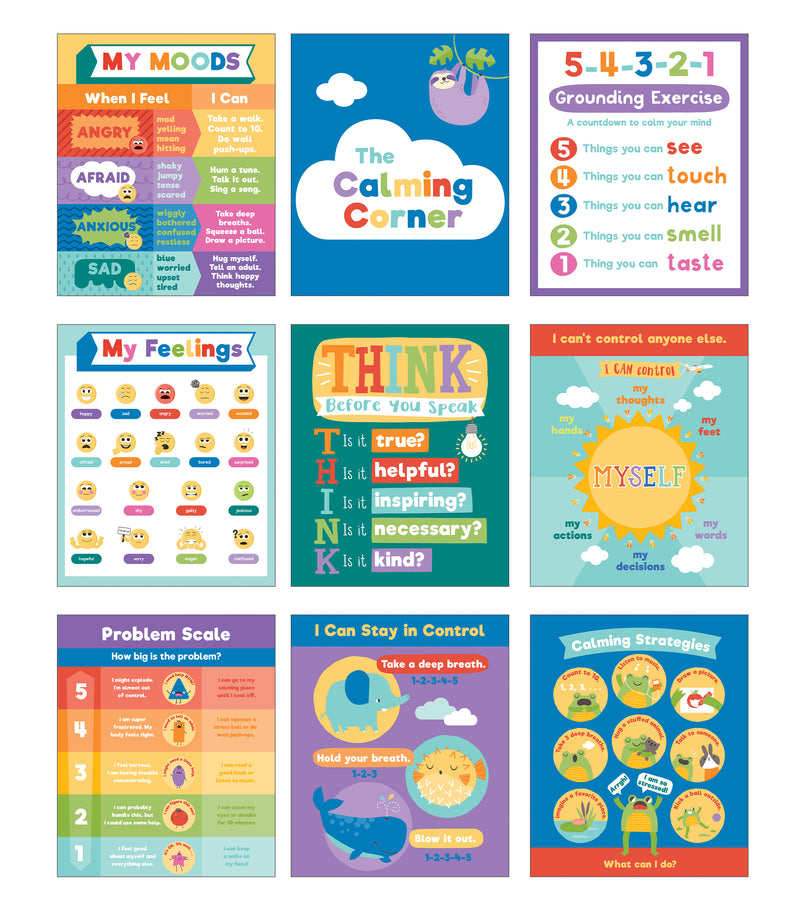 Calming Strategies Chart Set