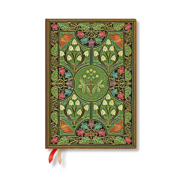 2027 Poetry in Bloom Midi Horizontal Hardcover 12-Month Weekly Planner, 160pg, 100GSM by Paperblanks