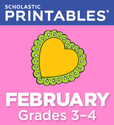February Grades 3-4 Printable Packet