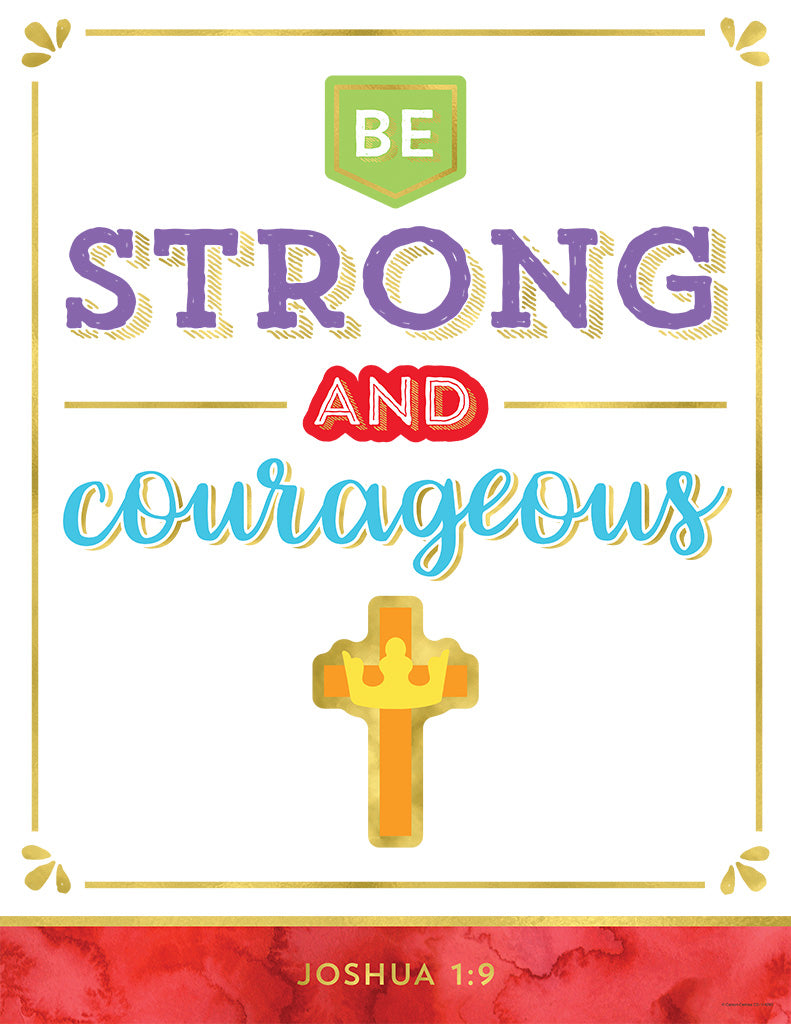 Be Strong and Courageous Chart