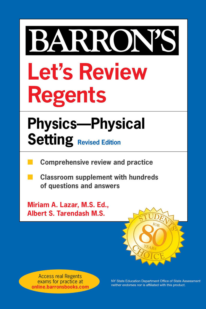 Let's Review Regents: Physics--The Physical Setting Revised Edition