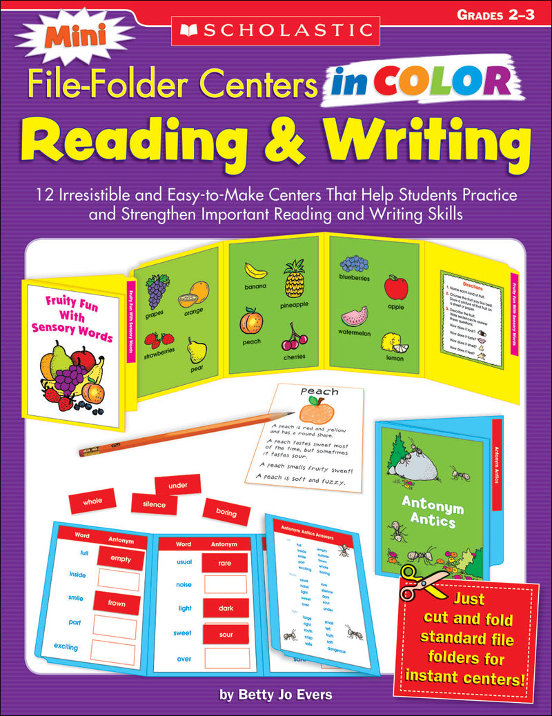Mini File-Folder Centers in Color: Reading and Writing (2-3)
