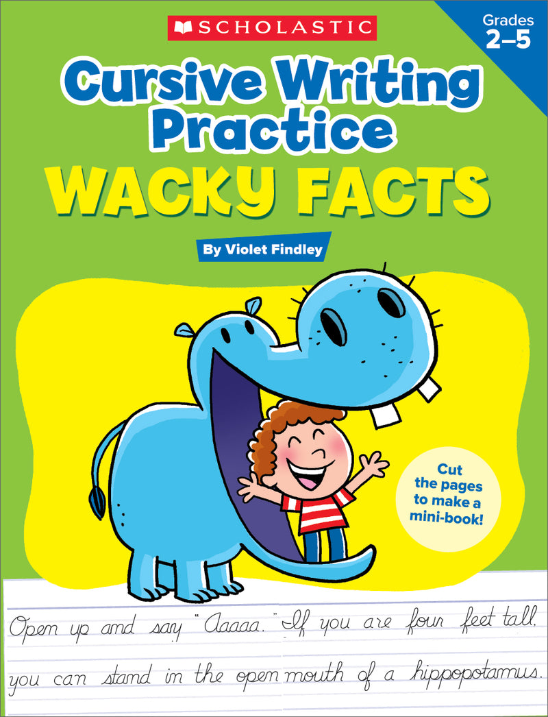 Cursive Writing Practice: Wacky Facts