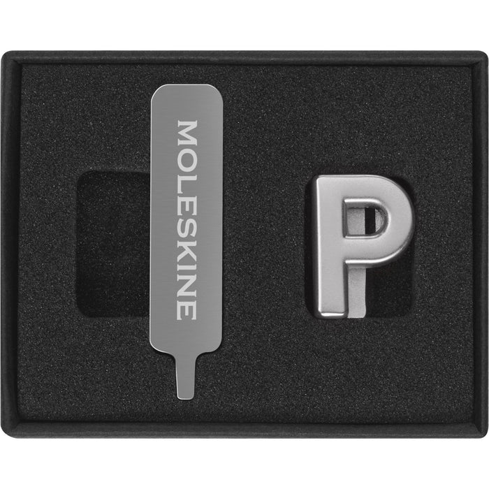 Moleskine Pin, P, Silver