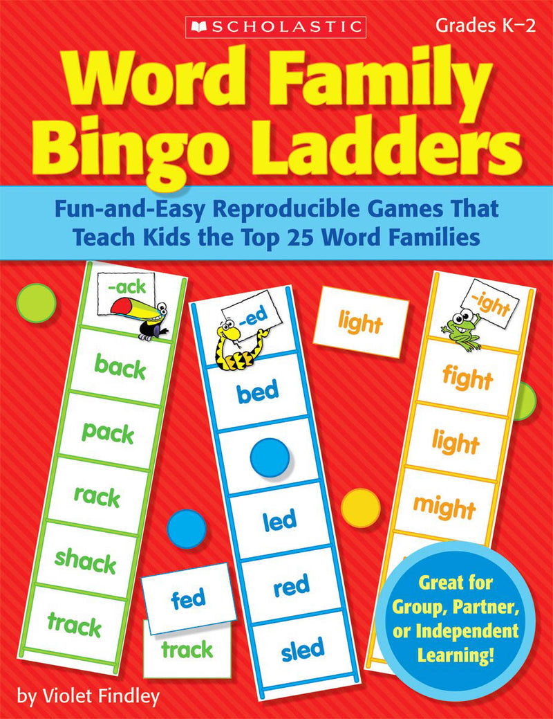 Word Family Bingo Ladders