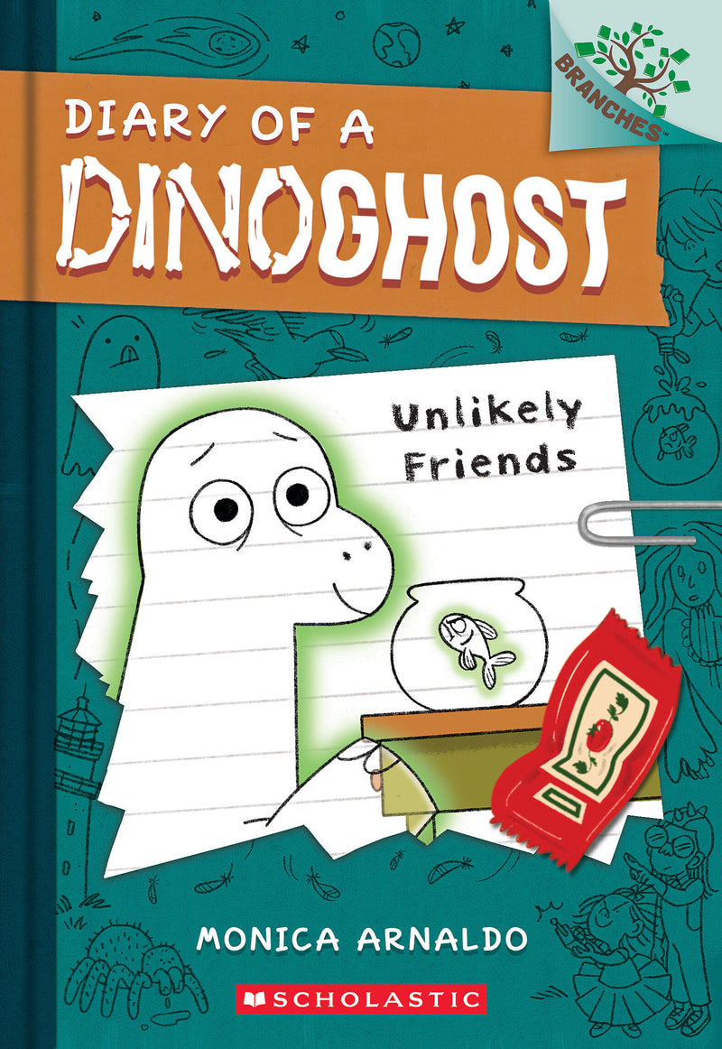 Unlikely Friends: A Branches Book (Diary of a Dinoghost #1)