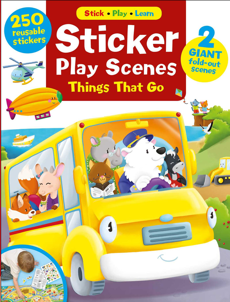 Sticker Play Scenes:  Things that Go