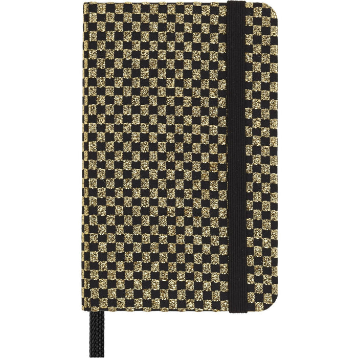 Moleskine Limited Edition Notebook Holiday Shine Box, Extra Small, Plain, Gold, Hard Cover (2.5 x 4)