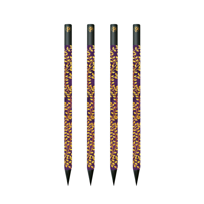 New York Rose 4 Pack Pencils by Paperblanks (Gilded Age)