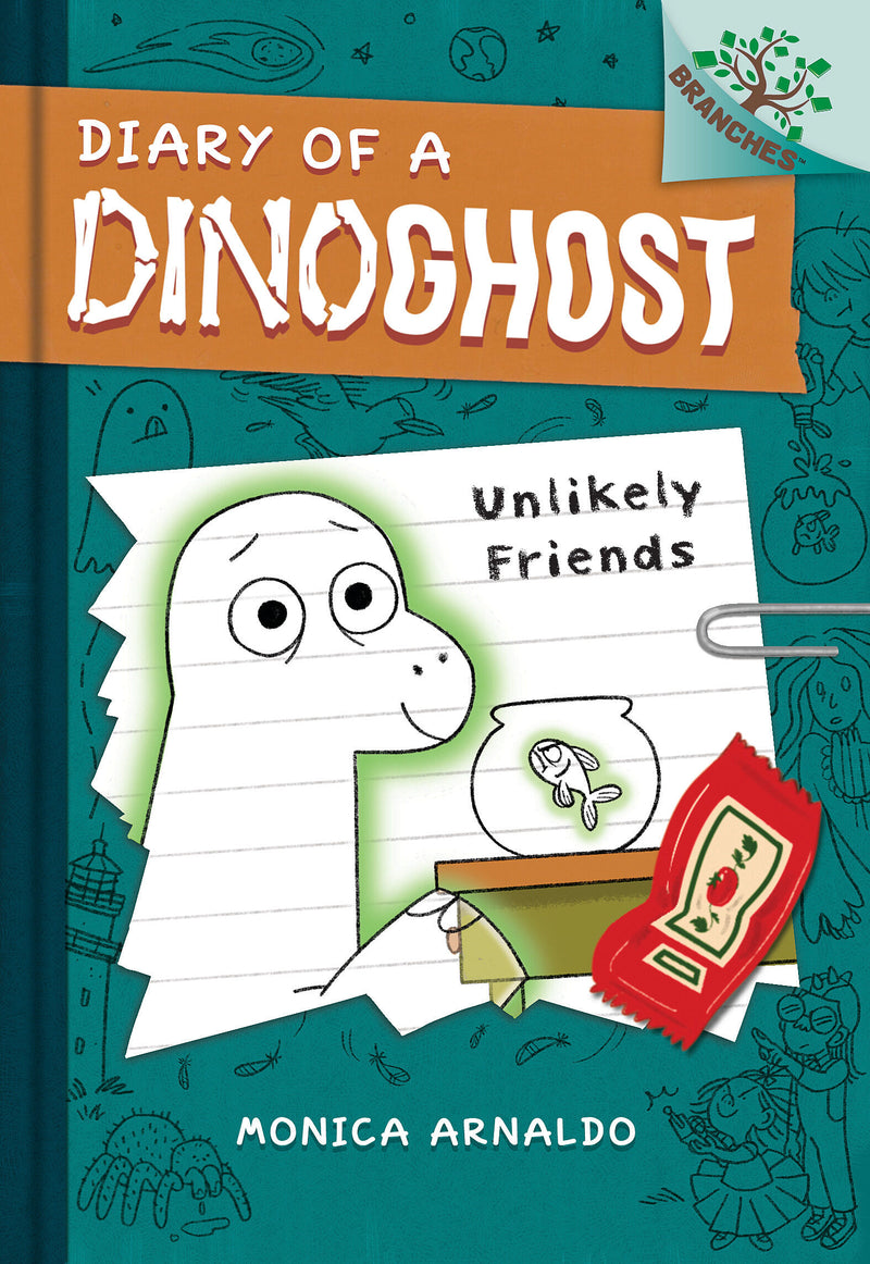 Unlikely Friends: A Branches Book (Diary of a Dinoghost #1)