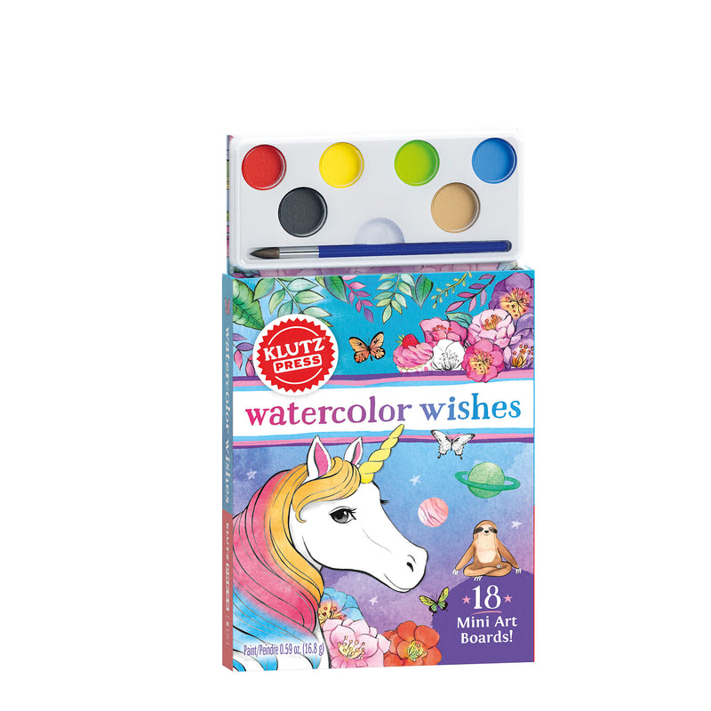Watercolor Wishes Postcard Kit