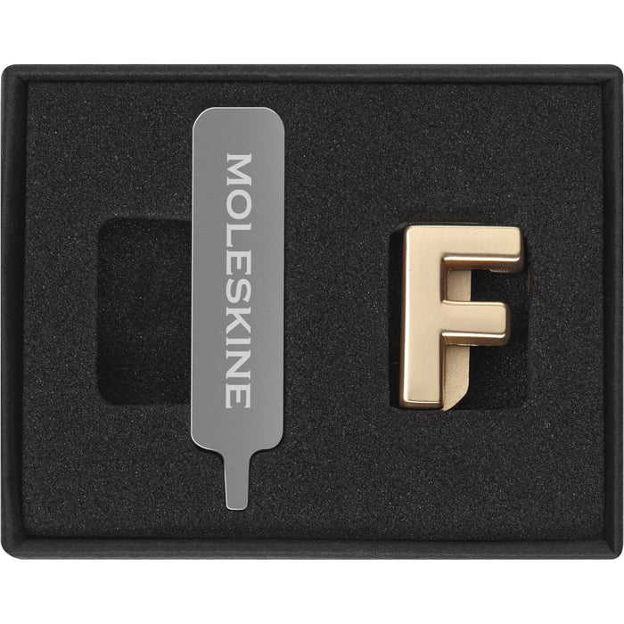 Moleskine Pin, F, Gold