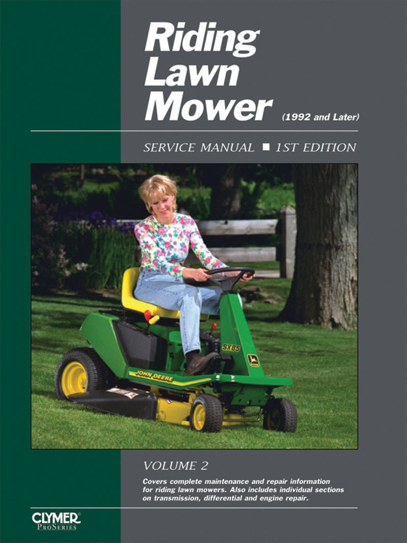 Riding Lawn Mower Service Manual Volume 2