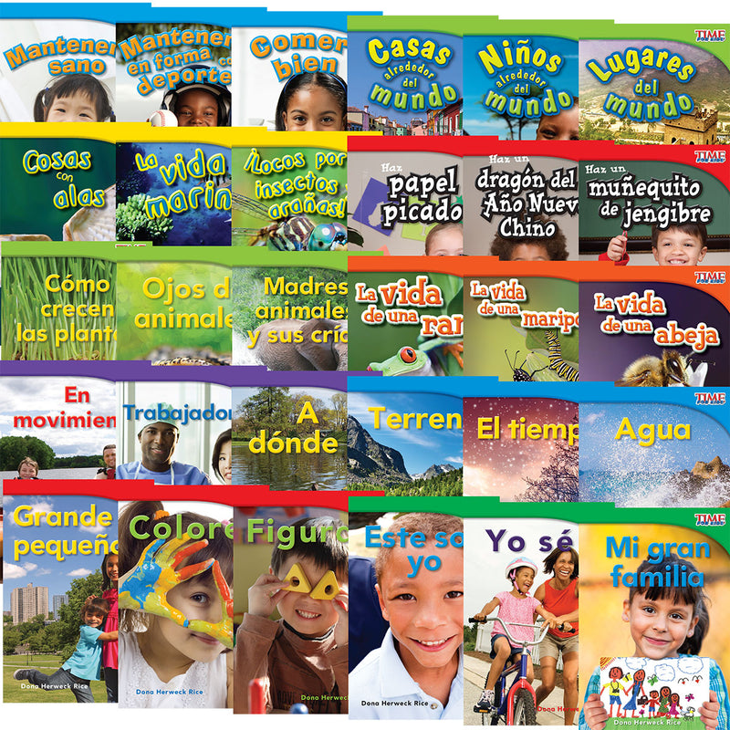TIME FOR KIDS® Informational Text Grade 1 Spanish Readers 30-Book Set
