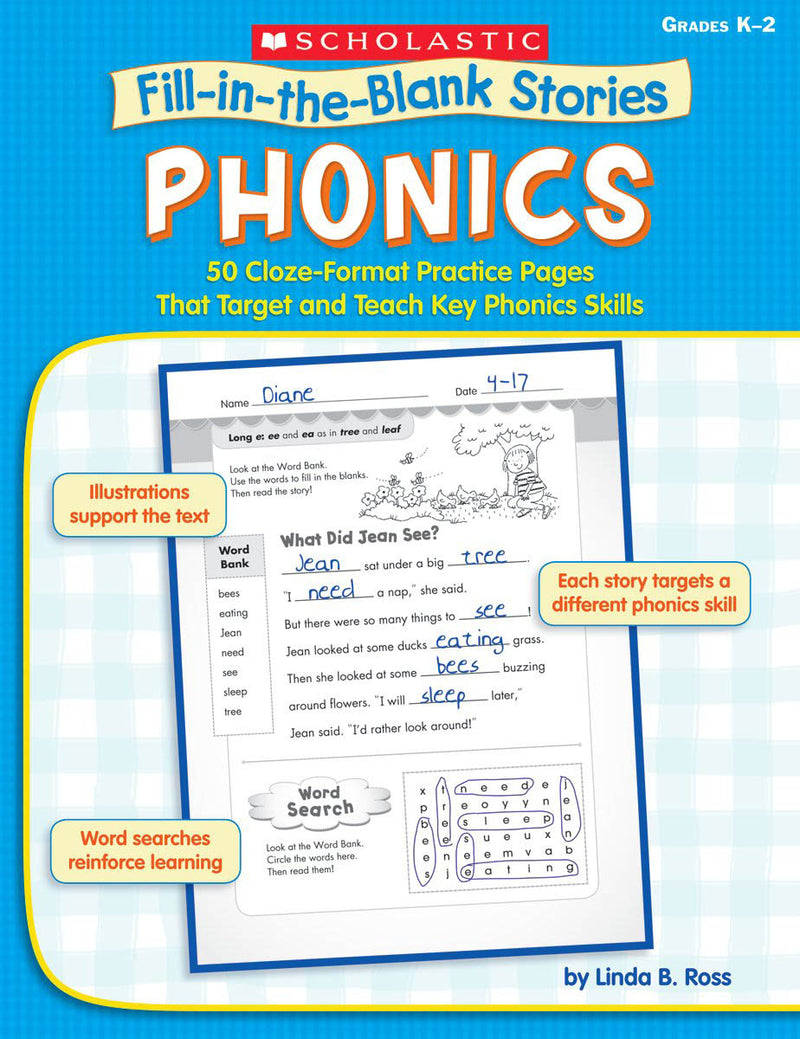 Fill-in-the-Blank Stories: Phonics