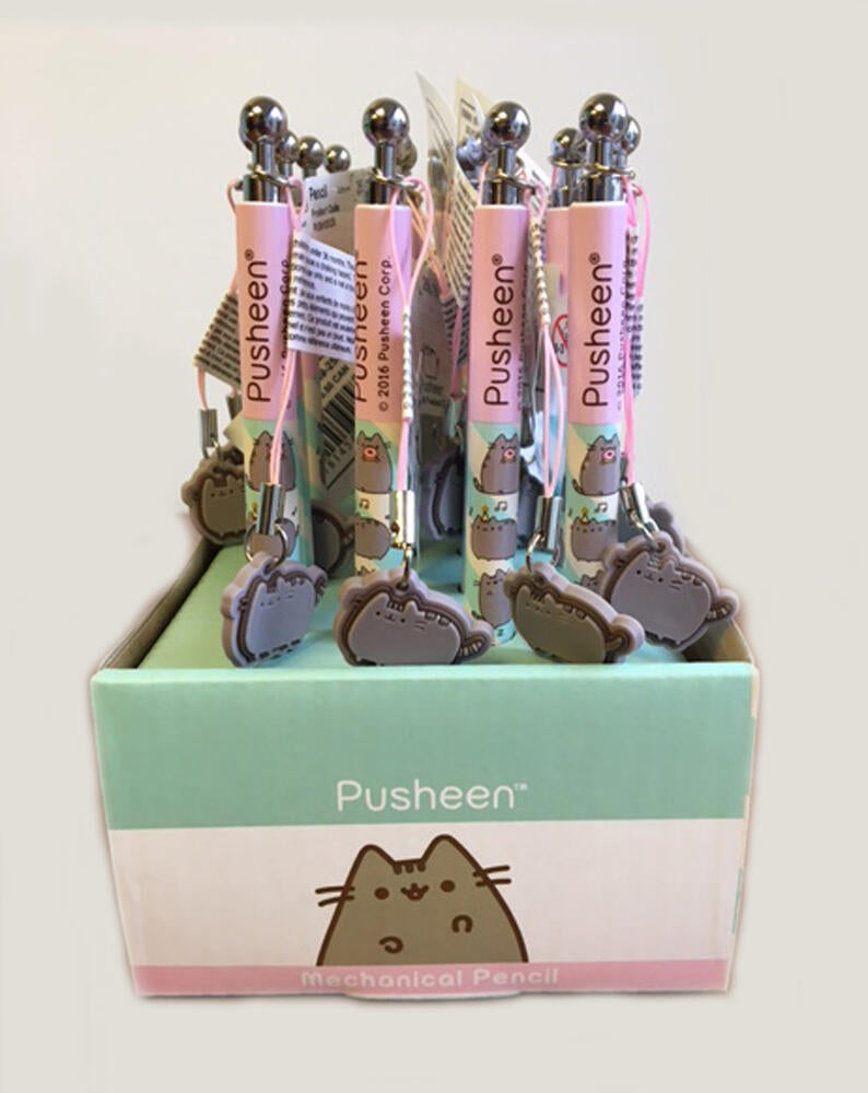 Pusheen® Pencil & Dangler 24-Piece Tray
