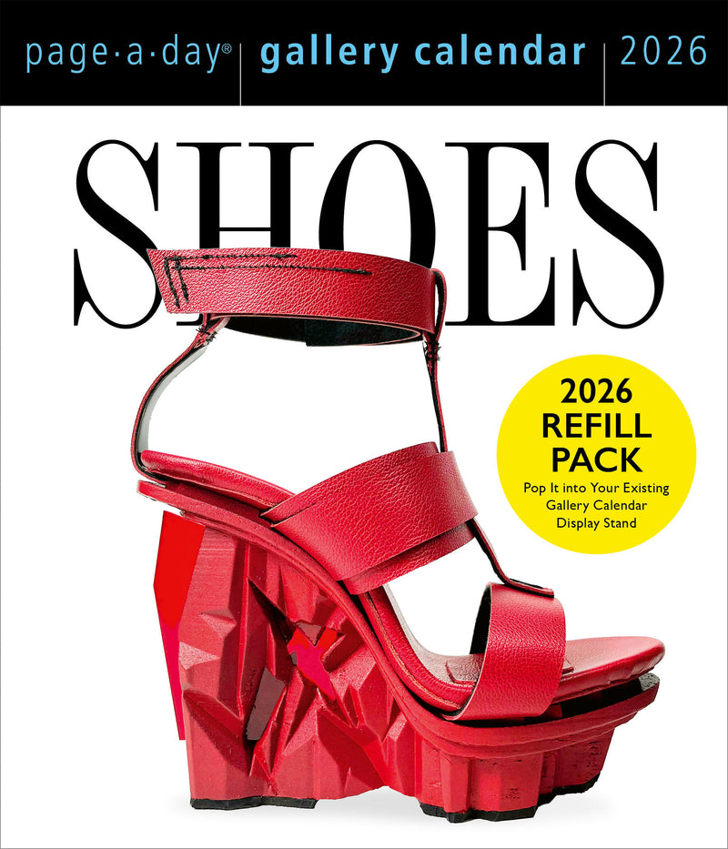 Shoes Page-A-Day® Gallery Calendar Refill Pack 2026