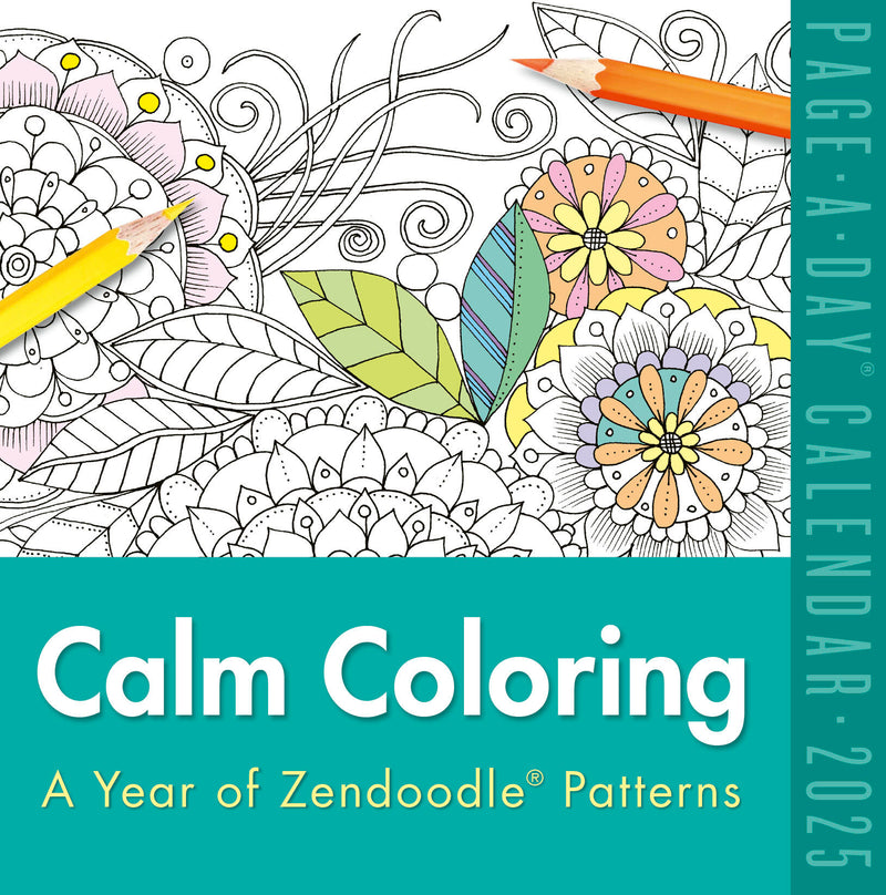 Calm Coloring Page-A-Day® Calendar 2025