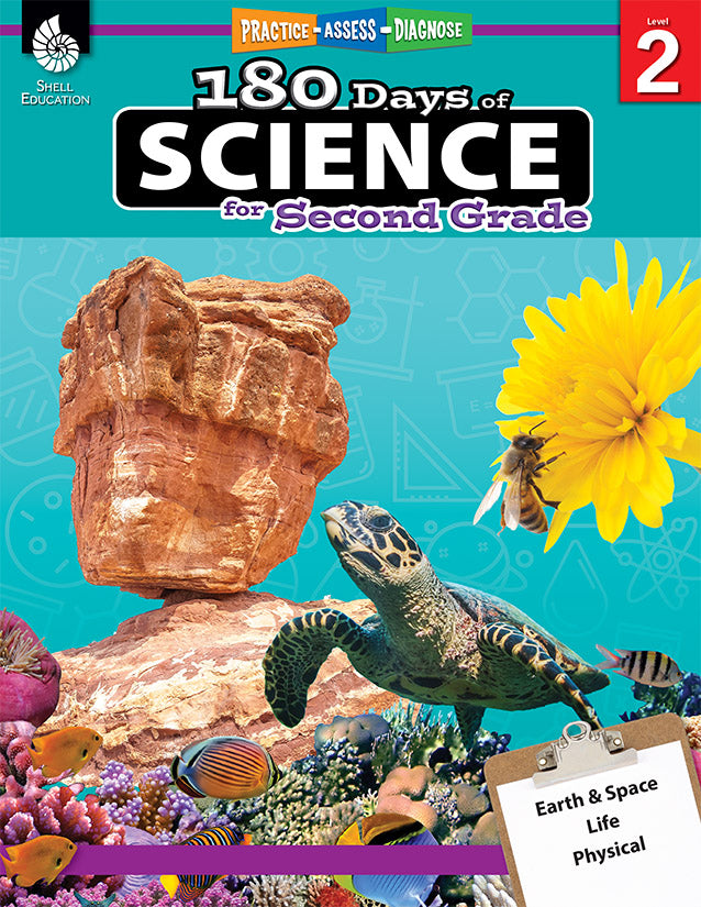 180 Days: Science for Second Grade: Practice, Assess, Diagnose