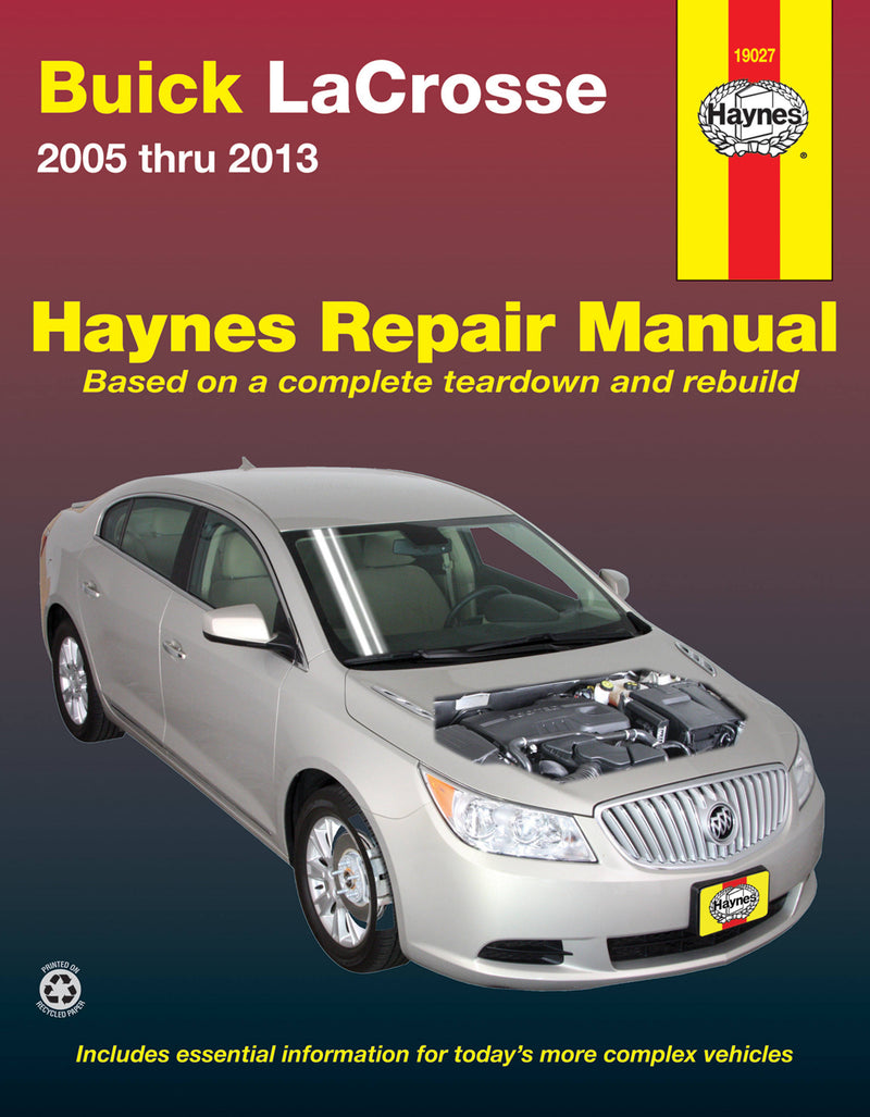 Buick LaCrosse 2005 thru 2013