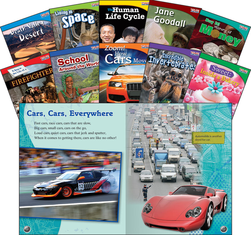 TIME FOR KIDS® Informational Text Grade 3 Readers Set 3 10-Book Set